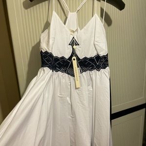 Jonathan Simkhai racer back cotton dress